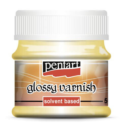 Pentart Lesklý lak solventní základ PENTART 50 ml