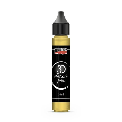 Pentart 3D Decor pen transparentní PENTART 30 ml CITRÓNOVÁ ŽLUTÁ