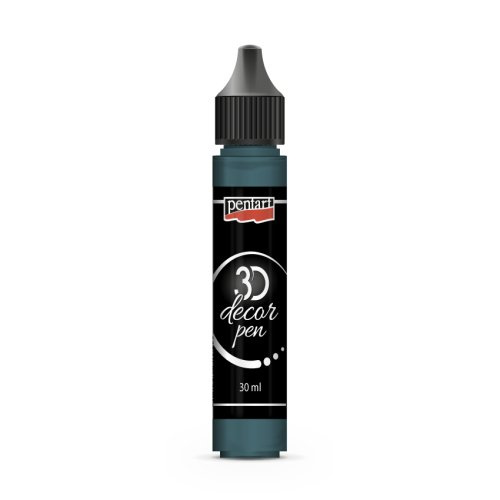 Pentart 3D Decor pen transparentní PENTART 30 ml SMARAGDOVÁ