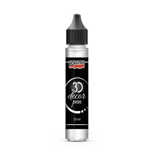 Pentart 3D Decor pen PENTART 30 ml BÍLÁ