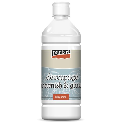 Pentart Lepidlový lak na decoupage hedvábný lesk PENTART 1000 ml