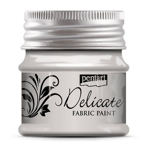 Pentart Barva na textil delikátní PENTART 50 ml STŘÍBRNÁ