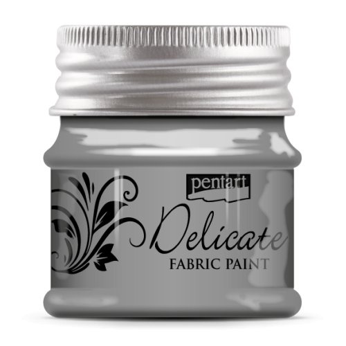 Pentart Barva na textil delikátní PENTART 50 ml ANTICKÁ STŘÍBRNÁ