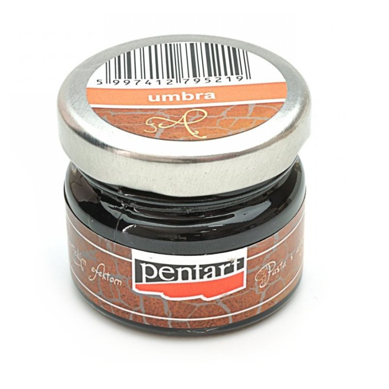 Pentart Antikovací pasta PENTART 20 ml ŽLUTOHNĚDÁ
