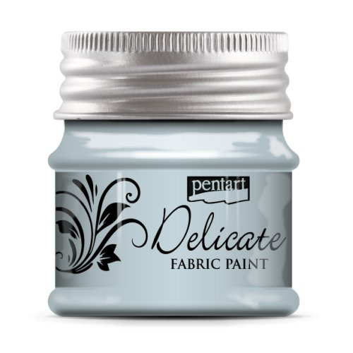 Pentart Barva na textil delikátní PENTART 50 ml MODROSTŘÍBRNÁ