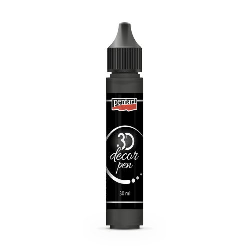 Pentart 3D Decor pen PENTART 30 ml ČERNÁ