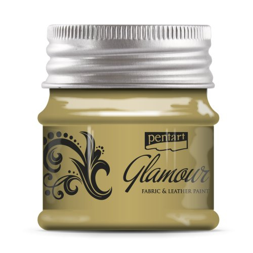 Pentart Barva na textil a kůži zářivá PENTART 50 ml ŠAMPAŇSKÁ