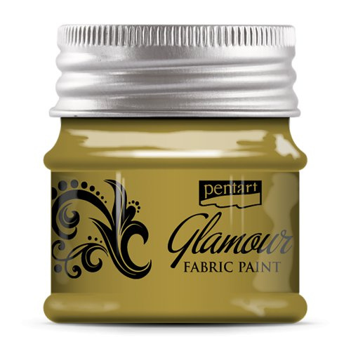 Pentart Barva na textil a kůži zářivá PENTART 50 ml ZLATÁ