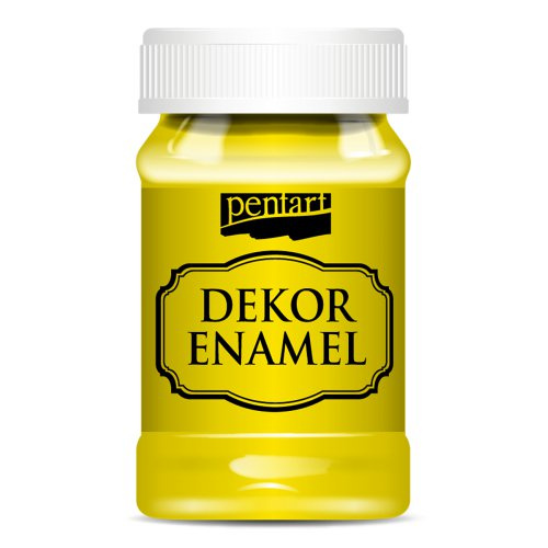 Pentart Dekorační smalt 100 ml ŽLUTÁ