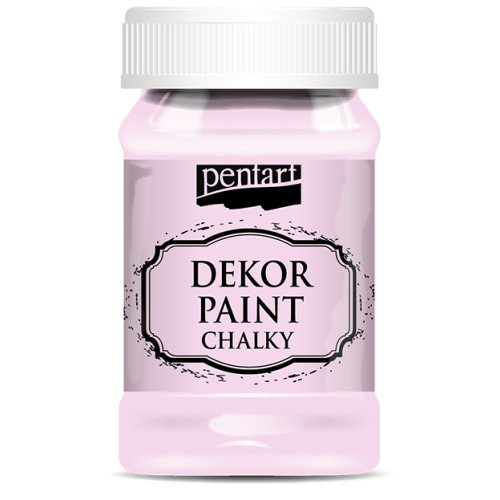 Pentart Křídová a dekorační barva PENTART 100 ml TŘEŠŇOVÁ RŮŽOVÁ