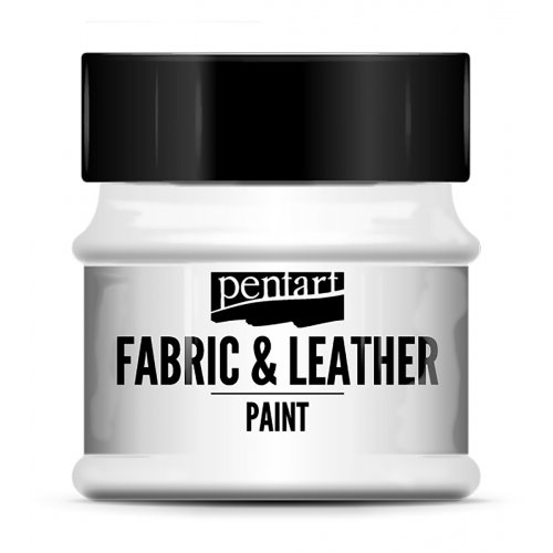 Pentart Barva na kůži a textil PENTART 50 ml BÍLÁ