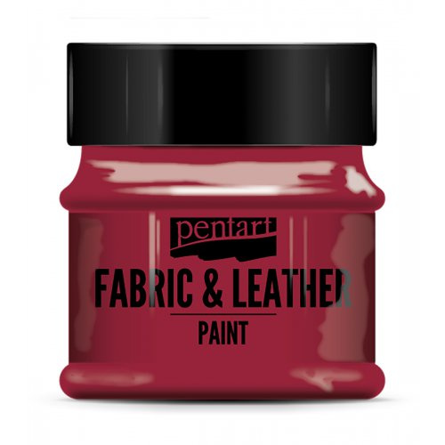Pentart Barva na kůži a textil PENTART 50 ml ČERVENÁ