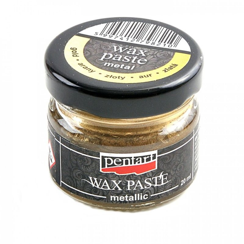 Pentart Vosková pasta metalická PENTART 20 ml ZLATÁ