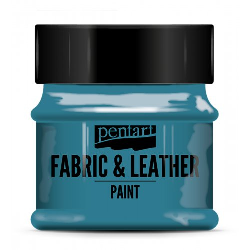 Pentart Barva na kůži a textil PENTART 50 ml TYRKYSOVÁ MODRÁ