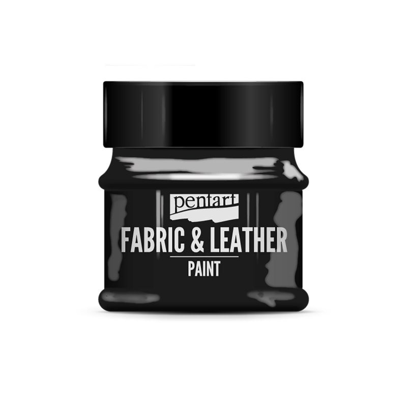 Pentart Barva na kůži a textil PENTART 50 ml ČERNÁ