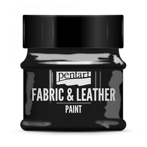 Pentart Barva na kůži a textil PENTART 50 ml ČERNÁ