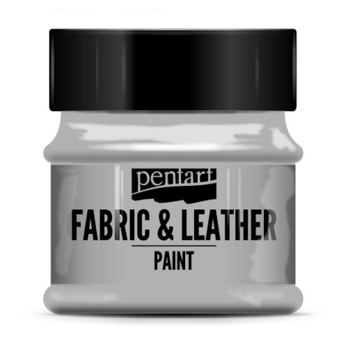 Pentart Barva na kůži a textil metalická PENTART 50 ml STŘÍBRNÁ