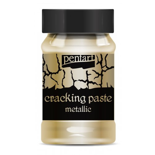 Pentart Krakelovací pasta metalická PENTART 100 ml TMAVÁ ZLATÁ