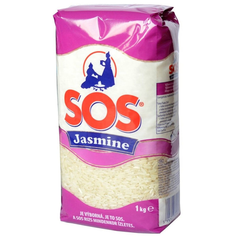 SOS Jasmine rýže jasmínová, loupaná