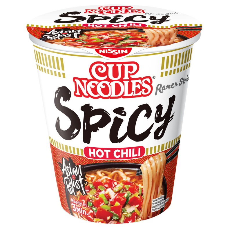 Nissin Instantní nudlová polévka Hot Chilli Spicy