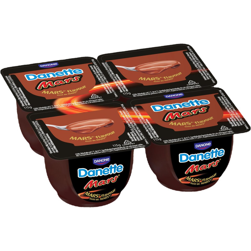 Danette Dezert s příchutí Mars (4×115 g)