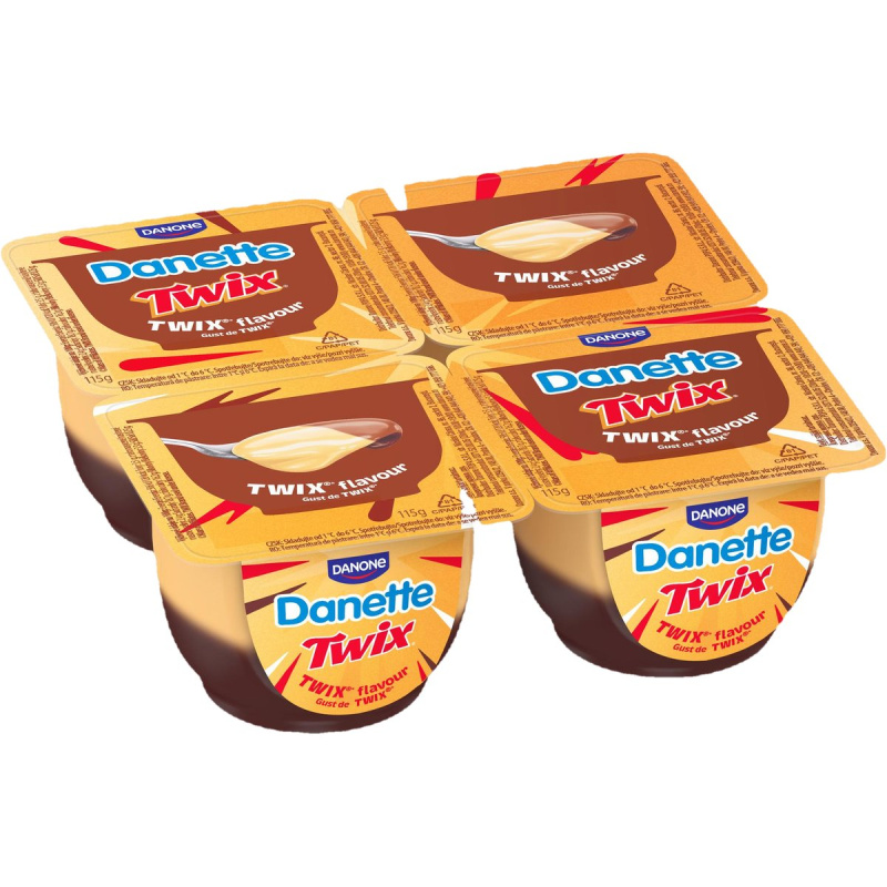Danette Dezert s příchutí Twix (4×115 g)