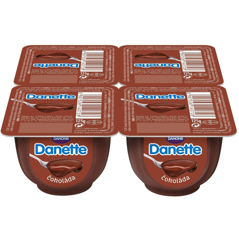 Danette Dezert čokoládový 4×125 g