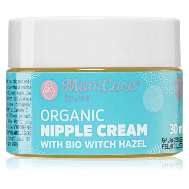 MomCare by Lina Organic Nipple Cream krém na bradavky 30 ml