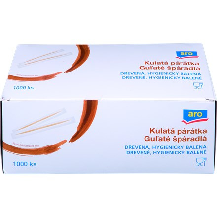 aro Párátka hygienicky balená dřevěná 1000 ks
