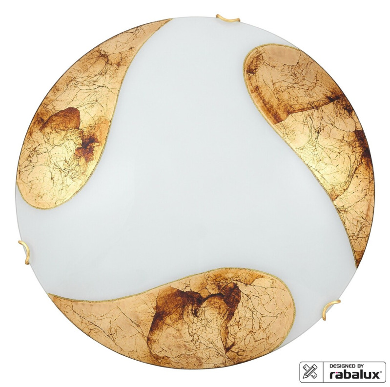 Stropní svítidlo Art gold bílá E27 2×60W RABALUX 1942