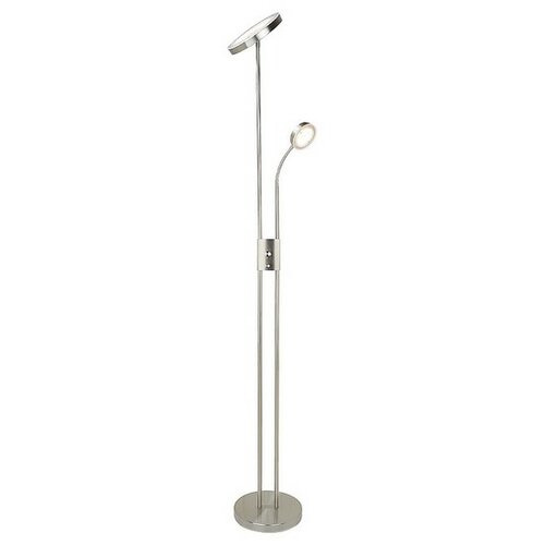 Stojací lampa Ophus saténová chromová LED 17,5W RABALUX 3239
