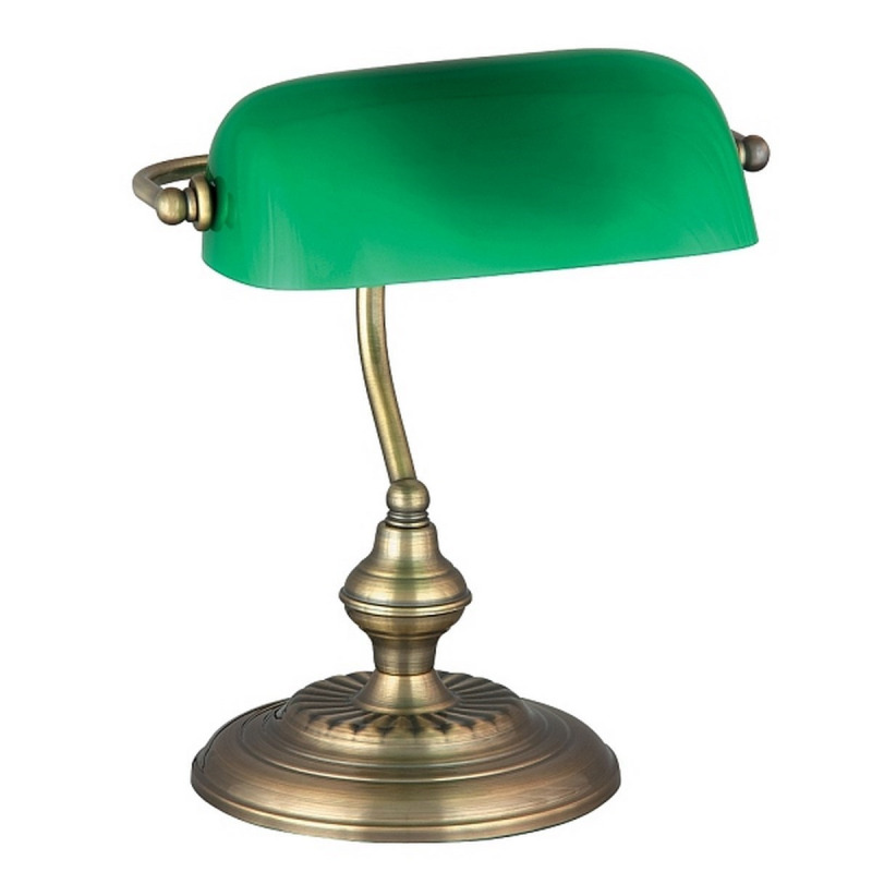 Stolní lampa Bank bronzová E27 1×60W RABALUX 4038