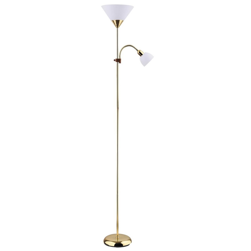 Stojací lampa Action zlatá E27 1×100W RABALUX 4060