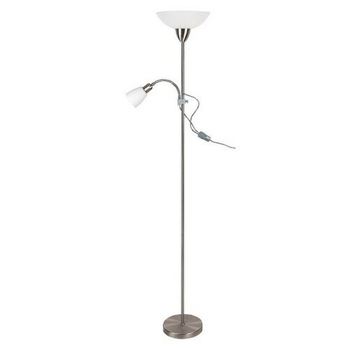 Stojací lampa Diana saténová chromová E27 1×60W RABALUX 4067
