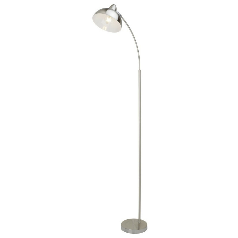 Stojací lampa Daron saténová chromová E27 1×40W RABALUX 5241