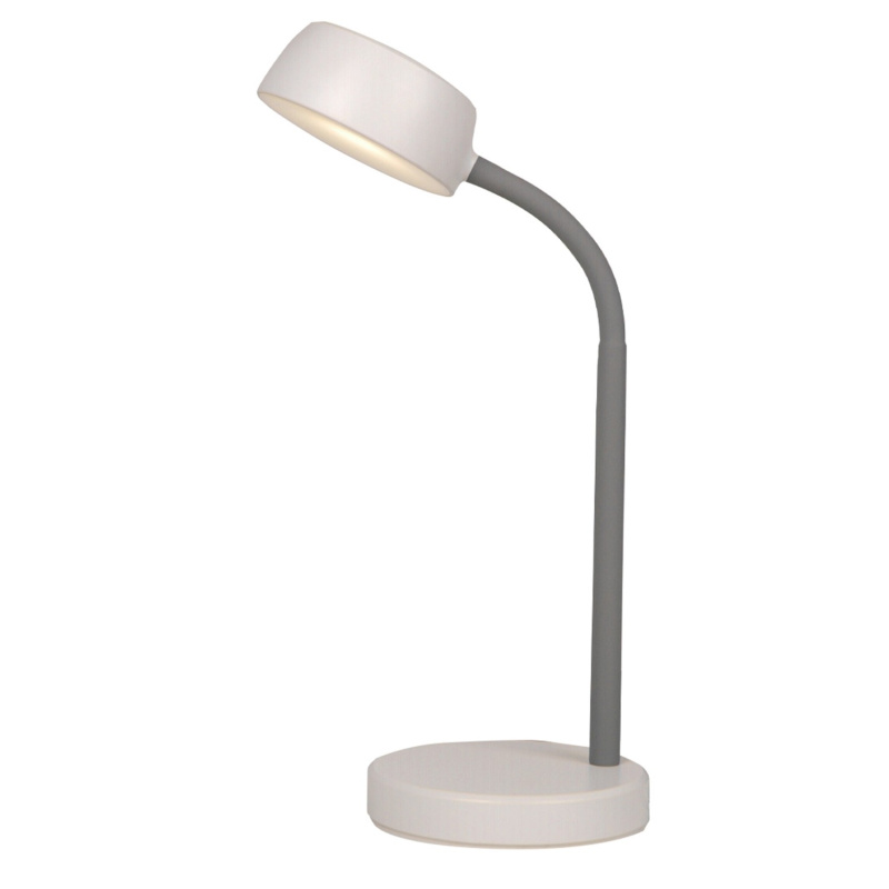 Rabalux Stolní LED lampa Berry, 4,5 W, 350 lm, 4000 K, bílá, pr. 14 x 35 cm