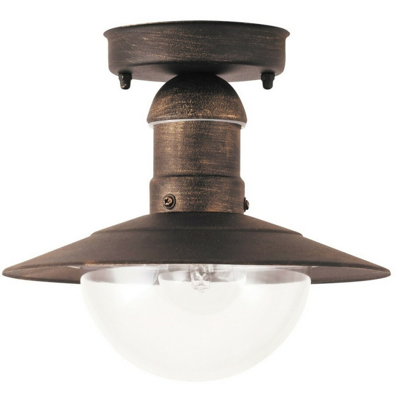 Venkovní stropní svítidlo Oslo antická zlatá E27 1×60W RABALUX 8736
