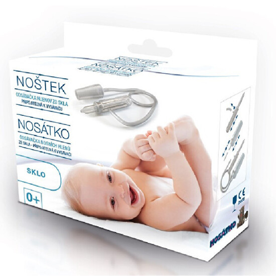 NOSÁTKO Nosní odsávačka skleněná 1 ks