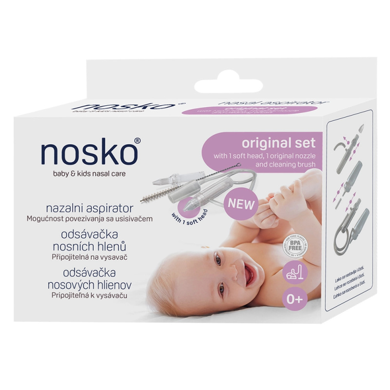 Nosko Original set odsávačka nosn.hlenů na vysavač