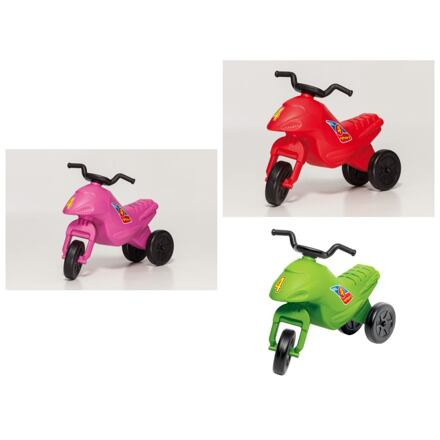 Odrážedlo Superbike 4 mini plast výška sedadla 26cm nosnost do 25kg asst od 18 měsíců