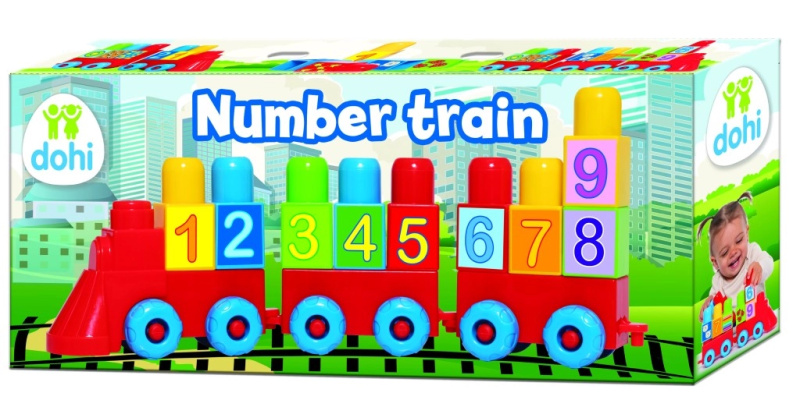 Dohány 680 Kostky maxi bloks čísla v kartonu