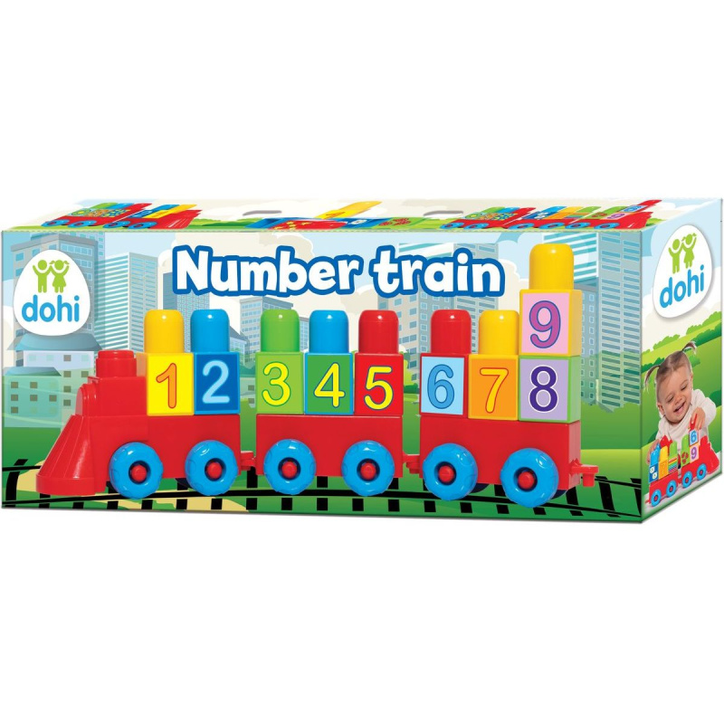 Dohány 680 Kostky maxi bloks čísla v kartonu