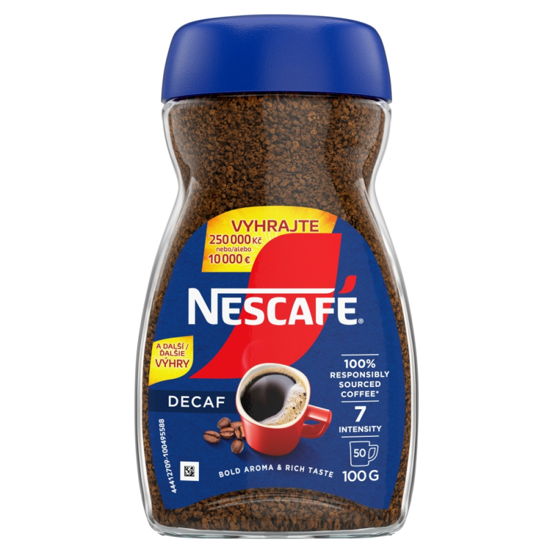 Instantní káva Nescafé Classic - bez kofeinu, 100 g