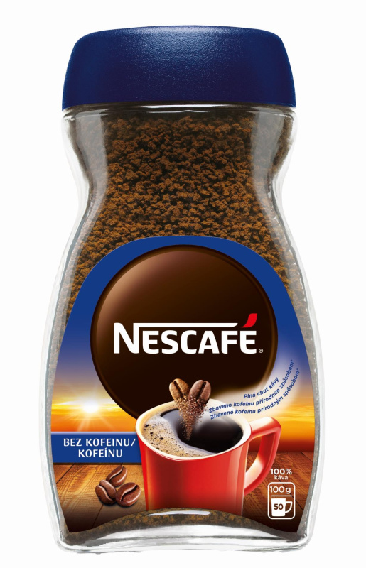 Instantní káva Nescafé Classic - bez kofeinu, 100 g
