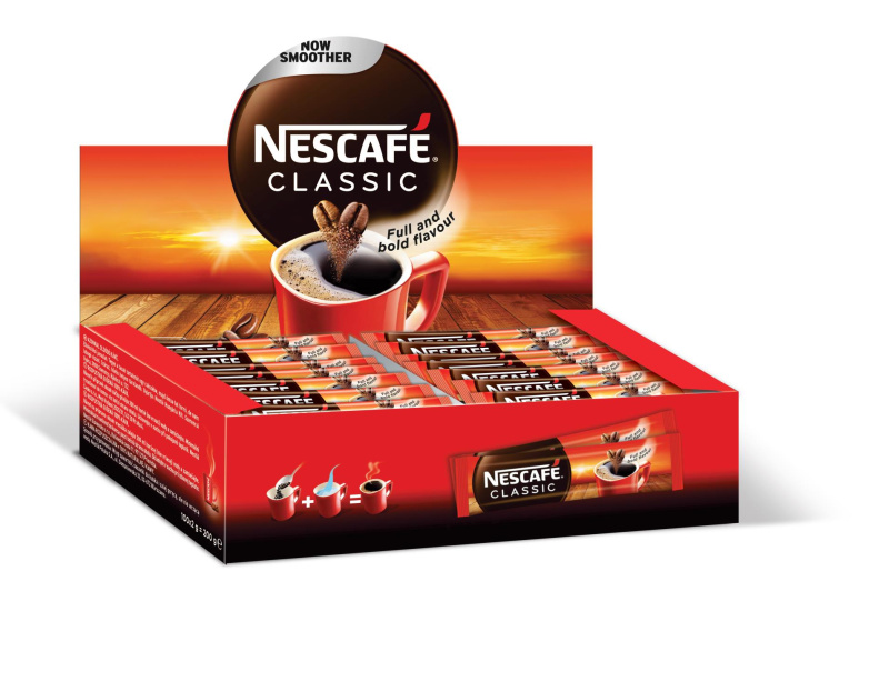 Nescafé Classic Stick - instantní porcovaná káva - 100 ks