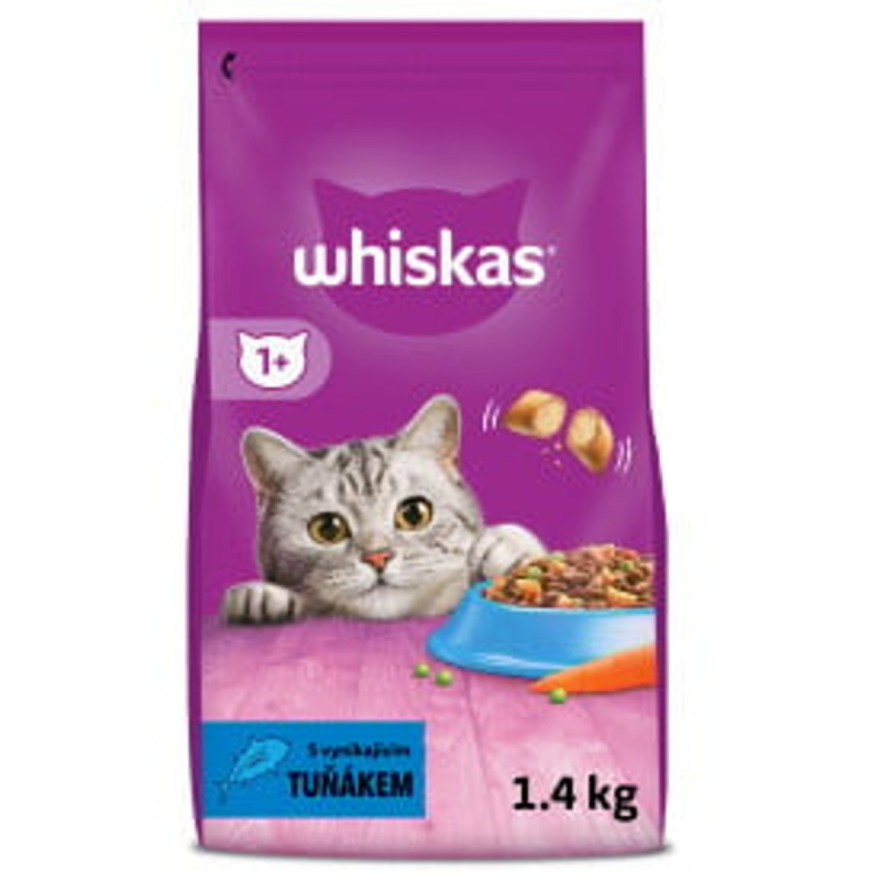 Whiskas Granule pro dospělé kočky – tuňák