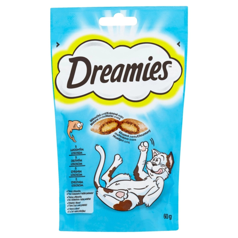 Whiskas Dreamies Pochoutka 60g - Losos