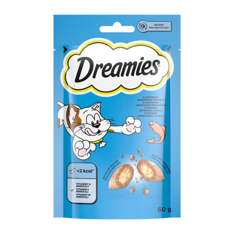 Whiskas Dreamies Pochoutka 60g - Losos