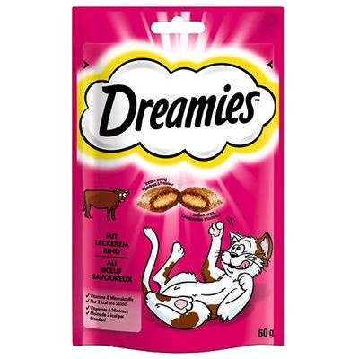Dreamies kočka pochoutka s hovězím 60 g