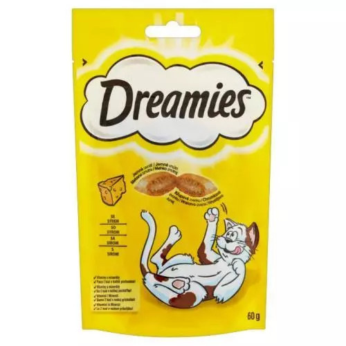 Whiskas Dreamies Pochoutka 60g - Sýr